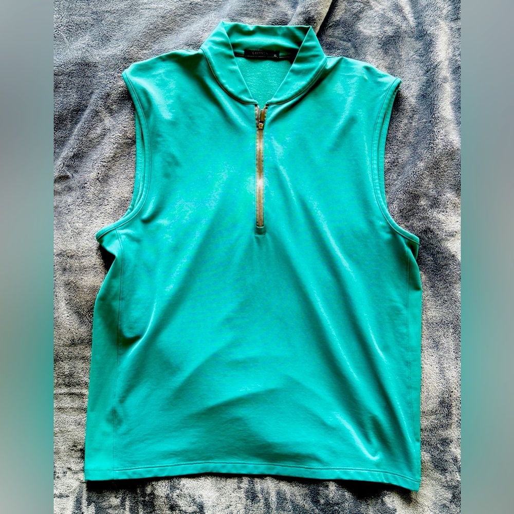 XL Greyson Mockneck 1/4 Zip Vest NWOT